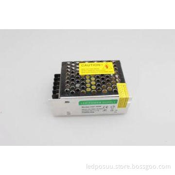 25W indoor LED Strip Lighting Power Supply 12V Constant Vol